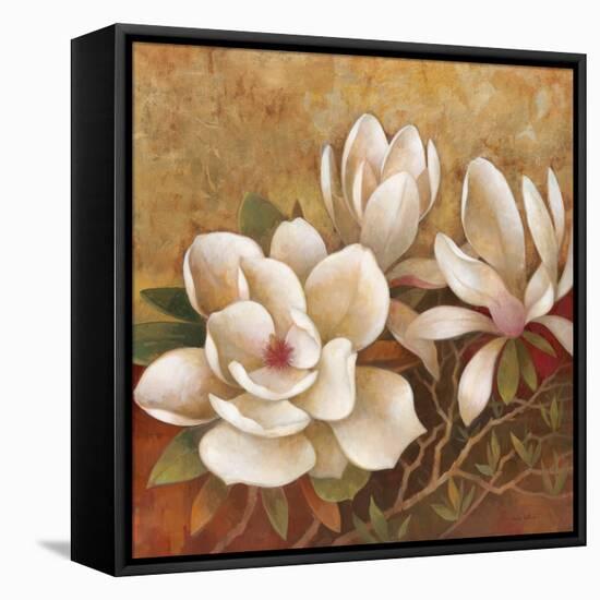 Sweet Magnolia II-Elaine Vollherbst-Lane-Framed Stretched Canvas