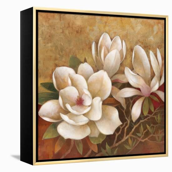 Sweet Magnolia II-Elaine Vollherbst-Lane-Framed Stretched Canvas