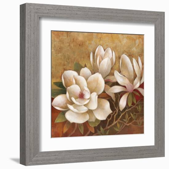 Sweet Magnolia II-Elaine Vollherbst-Lane-Framed Art Print