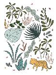 Botanical Jungle Leopard-Sweet Melody Designs-Art Print