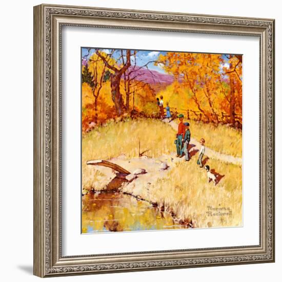 Sweet Memories-Norman Rockwell-Framed Art Print