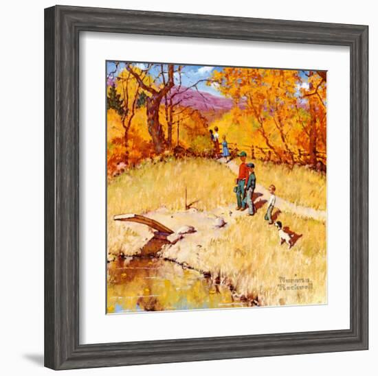 Sweet Memories-Norman Rockwell-Framed Art Print