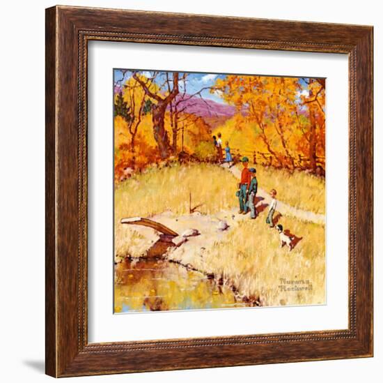 Sweet Memories-Norman Rockwell-Framed Art Print