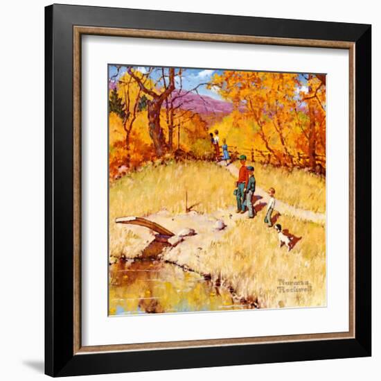 Sweet Memories-Norman Rockwell-Framed Art Print