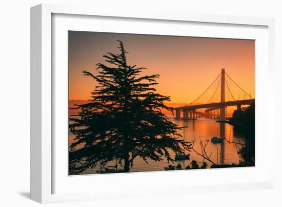 Sweet Morning Light at Oakland Bay Bridge, East Bay-Vincent James-Framed Photographic Print