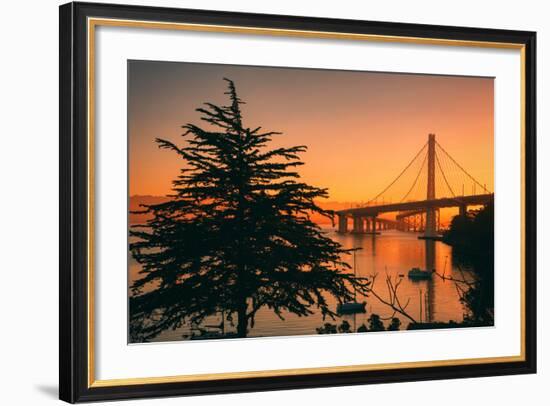 Sweet Morning Light at Oakland Bay Bridge, East Bay-Vincent James-Framed Photographic Print