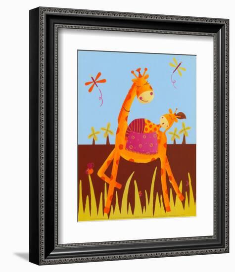 Sweet Nap-Ibrahima-Framed Art Print