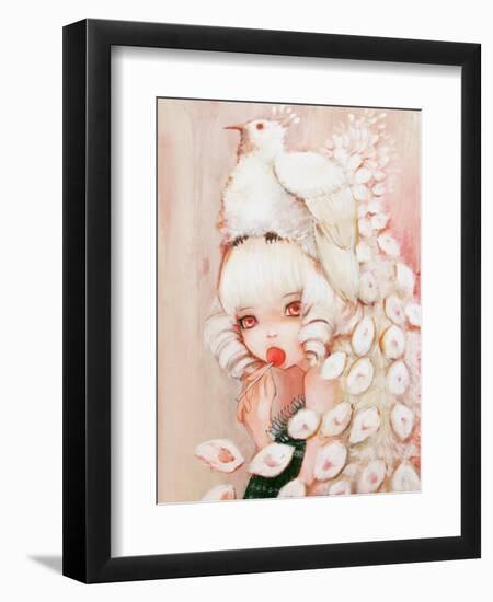Sweet Peacock-Camilla D'Errico-Framed Premium Giclee Print