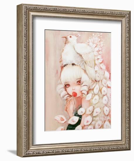 Sweet Peacock-Camilla D'Errico-Framed Art Print