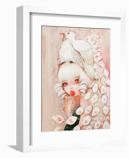 Sweet Peacock-Camilla D'Errico-Framed Art Print