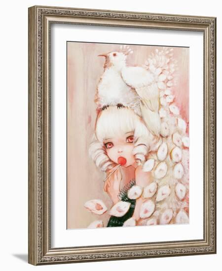 Sweet Peacock-Camilla D'Errico-Framed Art Print