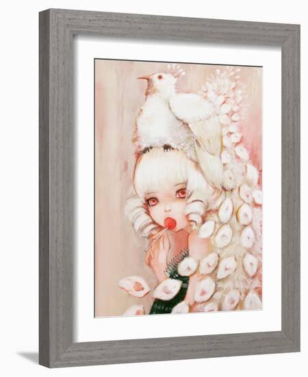 Sweet Peacock-Camilla D'Errico-Framed Art Print