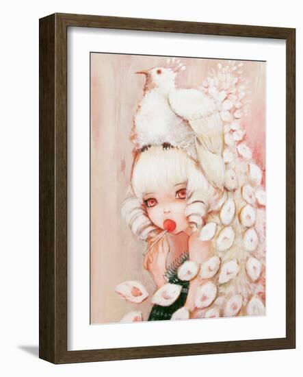 Sweet Peacock-Camilla D'Errico-Framed Art Print