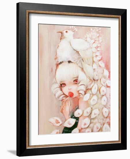 Sweet Peacock-Camilla D'Errico-Framed Art Print