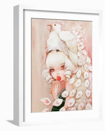 Sweet Peacock-Camilla D'Errico-Framed Art Print