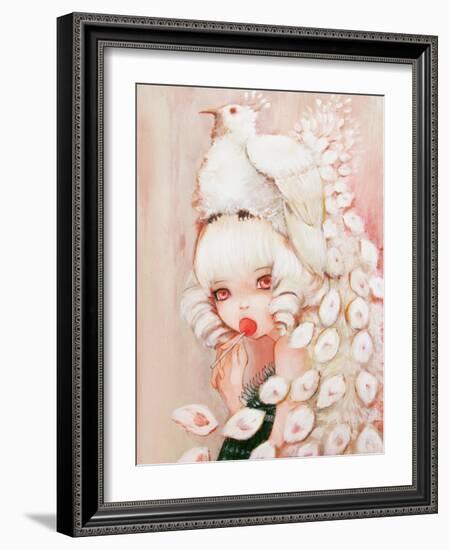 Sweet Peacock-Camilla D'Errico-Framed Art Print