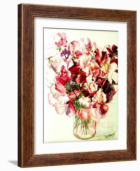 Sweet Peas, 2005-Joan Thewsey-Framed Giclee Print