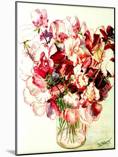 Sweet Peas, 2005-Joan Thewsey-Mounted Giclee Print