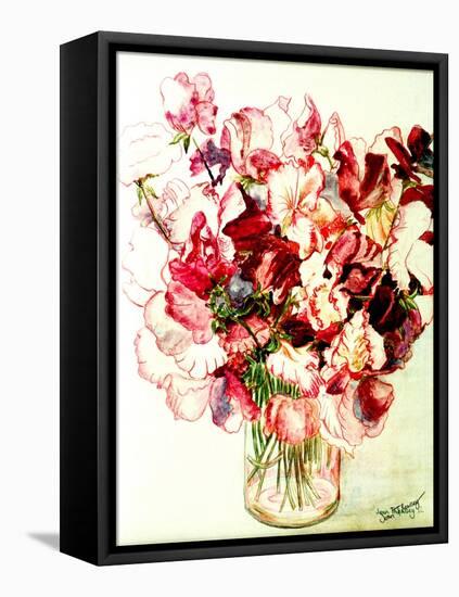 Sweet Peas, 2005-Joan Thewsey-Framed Premier Image Canvas