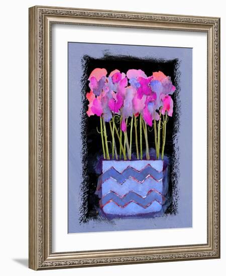 Sweet Peas, 2009-Clive Metcalfe-Framed Giclee Print