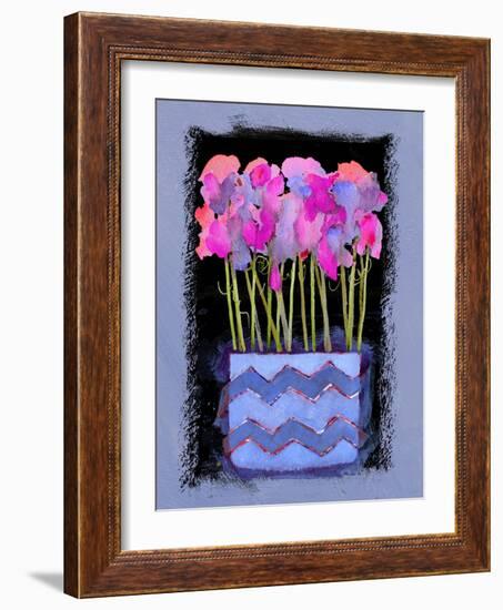 Sweet Peas, 2009-Clive Metcalfe-Framed Giclee Print