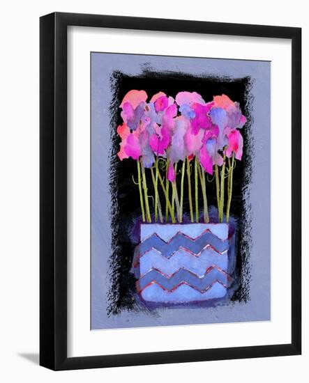 Sweet Peas, 2009-Clive Metcalfe-Framed Giclee Print