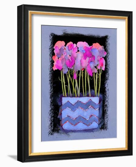 Sweet Peas, 2009-Clive Metcalfe-Framed Giclee Print