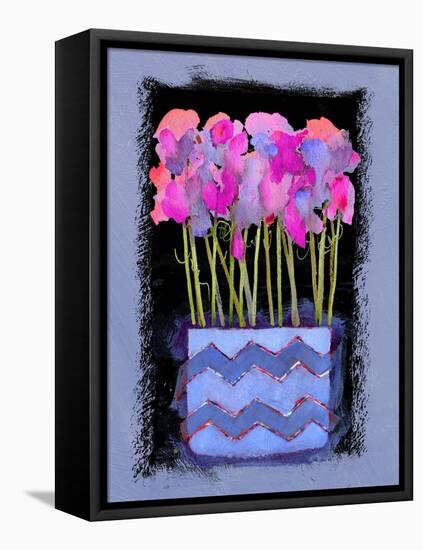 Sweet Peas, 2009-Clive Metcalfe-Framed Premier Image Canvas