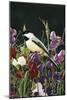 Sweet Peas and Chickadee-William Vanderdasson-Mounted Giclee Print