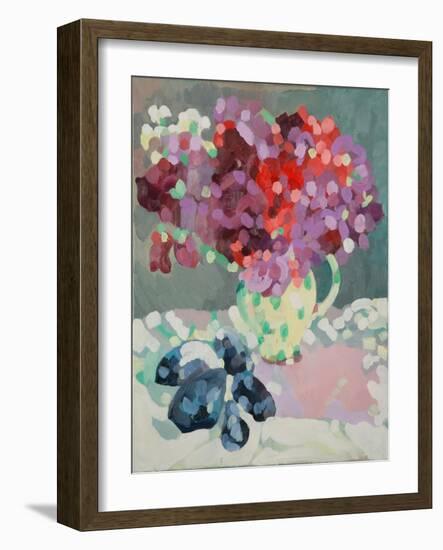 Sweet Peas and Seashells, 2006-Deborah Barton-Framed Giclee Print