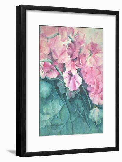 Sweet Peas, Pink Pride-Karen Armitage-Framed Giclee Print