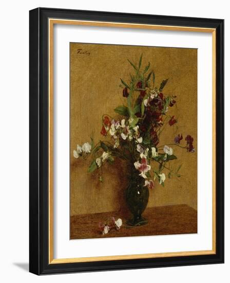 Sweet Peas. Pois de Senteur, 1888-Henri Fantin-Latour-Framed Giclee Print