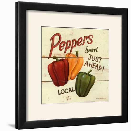 Sweet Peppers-David Carter Brown-Framed Art Print