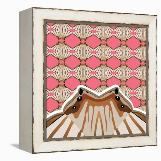 Sweet Pink Sensu-Belen Mena-Framed Premier Image Canvas