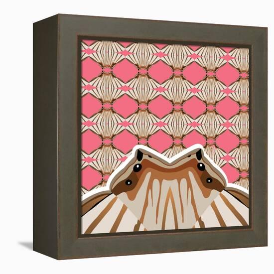 Sweet Pink Sensu-Belen Mena-Framed Premier Image Canvas