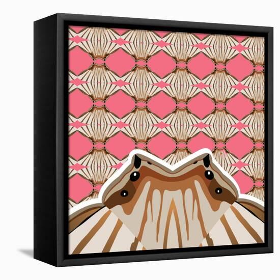 Sweet Pink Sensu-Belen Mena-Framed Premier Image Canvas