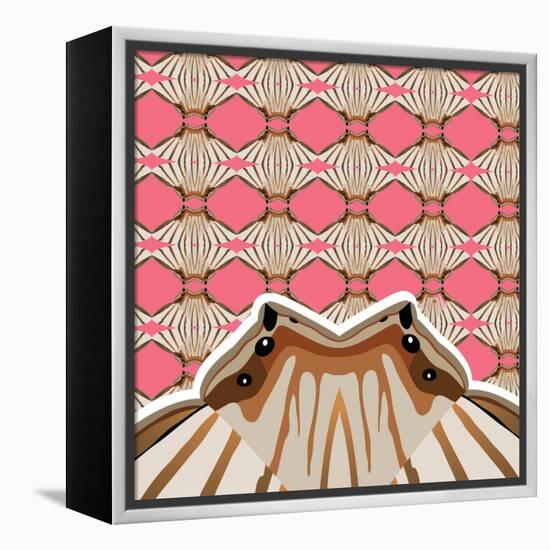 Sweet Pink Sensu-Belen Mena-Framed Premier Image Canvas