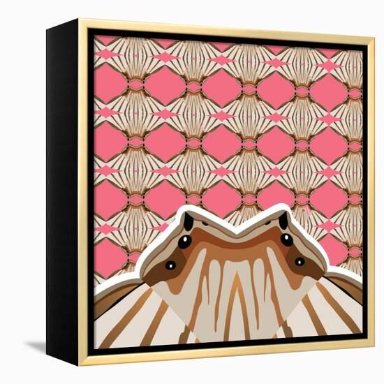 Sweet Pink Sensu-Belen Mena-Framed Premier Image Canvas