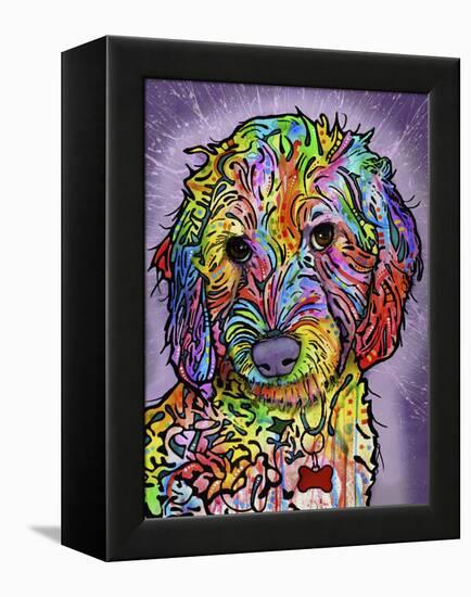 Sweet Poodle-Dean Russo-Framed Premier Image Canvas