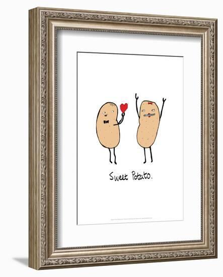 Sweet Potato - Tom Cronin Doodles Cartoon Print-Tom Cronin-Framed Giclee Print