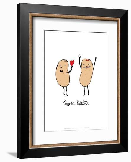 Sweet Potato - Tom Cronin Doodles Cartoon Print-Tom Cronin-Framed Giclee Print