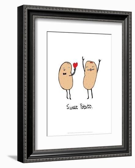 Sweet Potato - Tom Cronin Doodles Cartoon Print-Tom Cronin-Framed Giclee Print