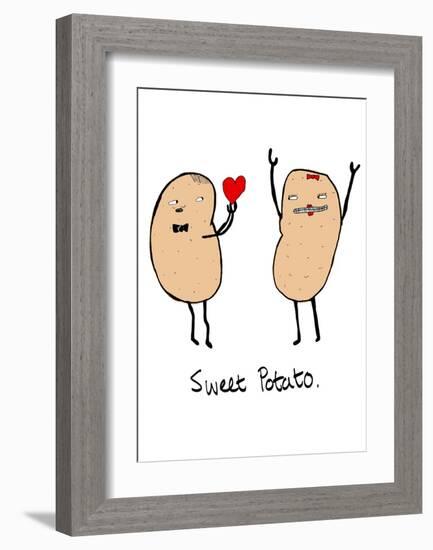 Sweet Potato-null-Framed Art Print