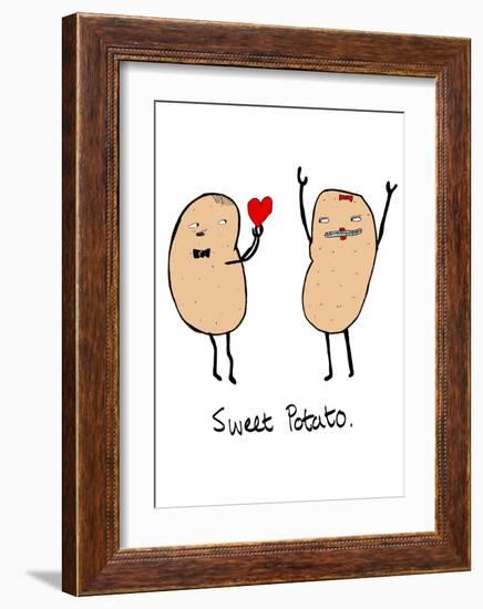 Sweet Potato-null-Framed Art Print