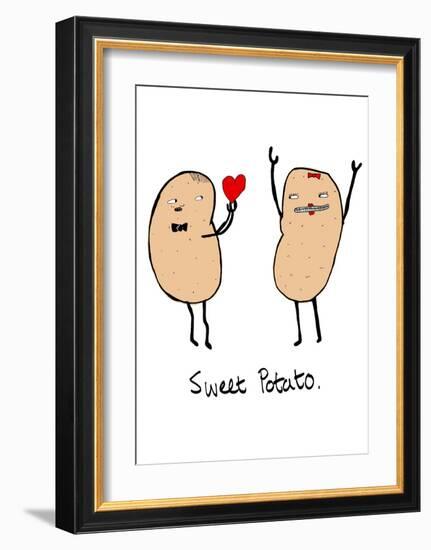 Sweet Potato-null-Framed Art Print