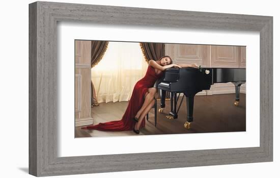 Sweet reverie-Pierre Benson-Framed Giclee Print