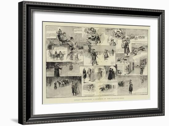 Sweet Seventeen, a Romance of the Coaching-Days-null-Framed Giclee Print