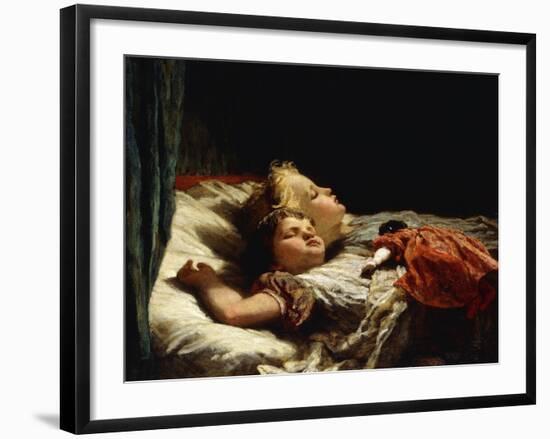 Sweet Slumber-Karl Wilhelm Friedrich Bauerle-Framed Giclee Print