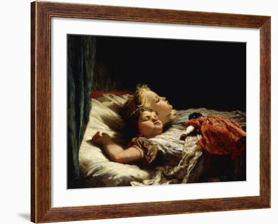 Sweet Slumber-Karl Wilhelm Friedrich Bauerle-Framed Giclee Print