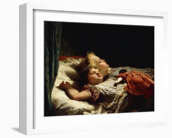 Sweet Slumber-Karl Wilhelm Friedrich Bauerle-Framed Giclee Print